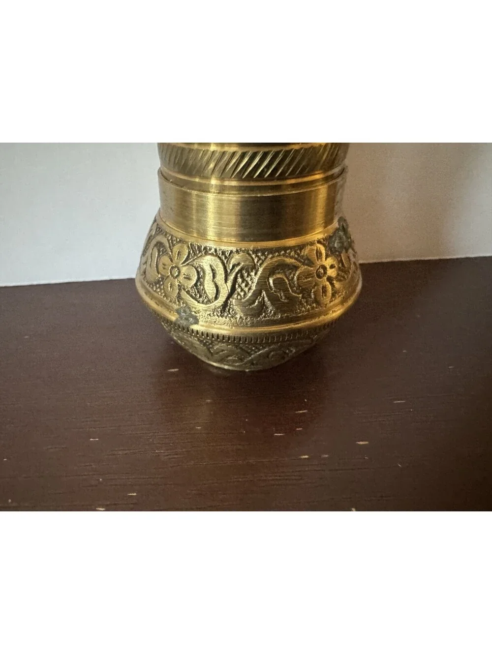 TARIHI Acar Brass Pepper/Spice Mill/ Grinder, Turkey, El Degirmenleri, (4''tall)
